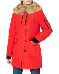 Calvin Klein Olivia MW Down Hoode Giubbotto - Rosso