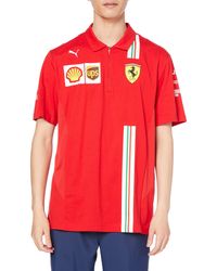 PUMA - Ner Scuderia Ferrari Poloshirt Polo-Shirt - Lyst