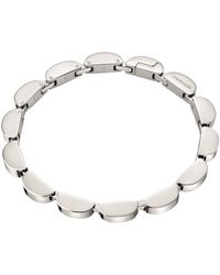 Calvin Klein Beyond Silver-tone Stainless Steel Hinged Choker Necklace  Kj3umj000100 in Metallic | Lyst UK