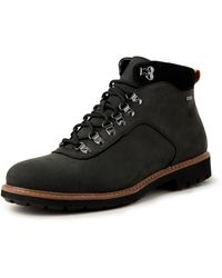 Clarks - Batcombe Alp Gore-tex Nubuck Boots In Black Standard Fit Size 7 - Lyst