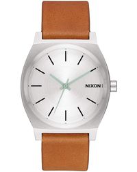 Nixon - S Analogue Quartz Watch With Leather Strap A045-2853-00 - Lyst