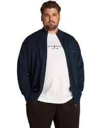 Tommy Hilfiger - Bt-essential Katoenen Zip Thru-b Mw0mw39109 Zip Through Trui - Lyst