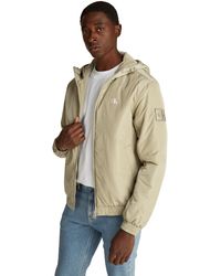 Calvin Klein - Jacke Padded Hooded Harrington Übergangsjacke - Lyst
