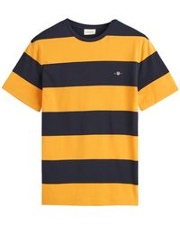 GANT - Bar Stripe Ss T-shirt - Lyst