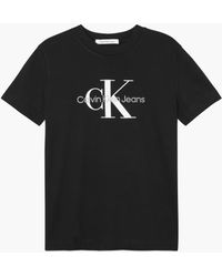 Calvin Klein - Jeans T-Shirt Kurzarm Core Monologo Rundhalsausschnitt - Lyst