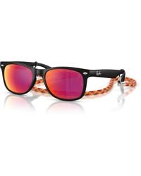 Ray-Ban - Occhiali da sole quadrati Rj9052s New Wayfarer - Lyst