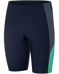 Speedo - Dive Jammers S True Navy/green Medium - Lyst