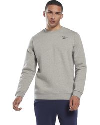 Reebok - Fleece Crew Sweatshirt Identity Crew - Lyst