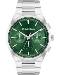 Calvin Klein - Reloj Analógico de Cuarzo multifunción para hombre Colección DISTINGUISH Collection con Correa en Acero Inoxidable - Lyst