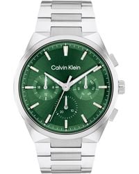 Calvin Klein - Orologio con Movimento al Quarzo a Tre Lancette da Uomo Collezione DISTINGUISH con Cinturino in Acciaio - Lyst