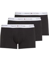 Tommy Hilfiger - 's 3 Pack Trunks With Logo Waistband - Lyst
