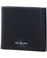 Calvin Klein - CKJ Monogram Soft Bifold Black - Lyst