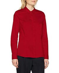 S.oliver RED Label Stretchige Businessbluse - Rot