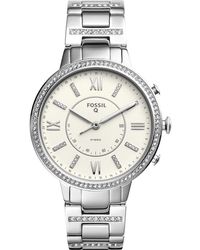 Fossil - Smartwatch Analogico Quarzo da Donna con Cinturino in Acciaio Inox FTW5009 - Lyst