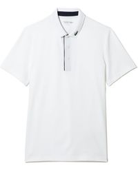 Lacoste - White/navy Blue - Lyst