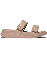 Fitflop - F-mode Go Adjustable Flatform Two-bar Slides - Lyst