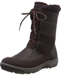 ecco womens trace tie hydromax snow boot