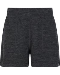 Mountain Warehouse - Merino S Sweat Shorts Black 14 - Lyst