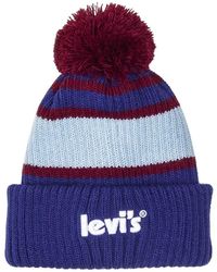 Levi's - Levis Footwear And Accessories Holiday Beanie Hoed - Lyst