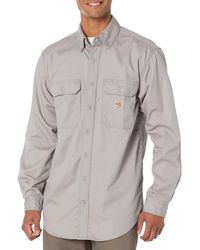 Carhartt - Resistant Long Sleeve Twill Pocket Shirt - 2x-large Regular - Lyst
