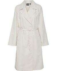 Vero Moda - Vmneel Long Trench Coat - Lyst