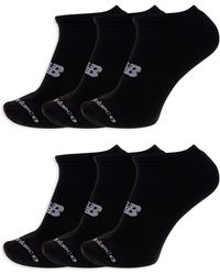 New Balance - Performance Cushioned No Show Socks-6 & 12 Moisture Wicking - Lyst