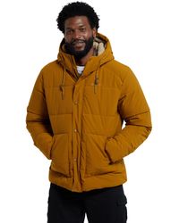 Mountain Warehouse - Manta Mens Borg Lined Padded Jacket - Isotherm, Water-resistant Coat With Adjustable Hood - Best For Spring - Lyst