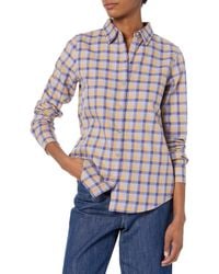 Amazon Essentials - Classic-fit Long-sleeve Lightweight Flannel Shirt - Lyst