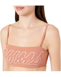 PUMA - Swim Bandeau Top Haut de Bikini - Lyst