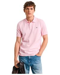 GANT - REG Shield SS Pique Polo Polohemd - Lyst