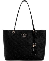 Guess - Gerty Noel Tote Cream White - Lyst