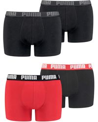PUMA - Boxershorts Unterhosen 4er Pack - Lyst