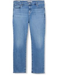 Levi's - Plus Size 724 High Rise Straight Jeans Rio Frost - Lyst