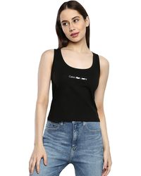 Calvin Klein - INSTITUTIONAL STRAPPY TOP Other Knit Tops - Lyst