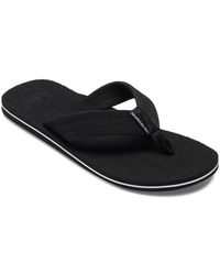 Quiksilver - Molokai Layback strukturierte Flip Flop Sandalen Flipflop - Lyst