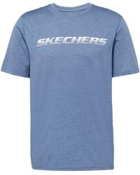 Skechers - Motion Tee Blue - Lyst
