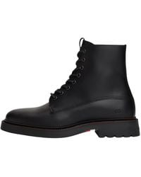 Tommy Hilfiger - Bottes Mid Boot Comfort Cuir - Lyst