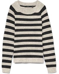 Vero Moda - Vmdoffy LS O-Neck Blouse Ga Noos Maglione Lavorato a Maglia - Lyst