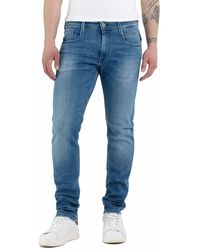 Replay - Jeans Anbass Slim-Fit mit Power Stretch - Lyst