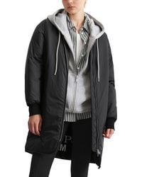 Marc O' Polo - Marc OߴPolo Denim Übergangsjacke mit Strickkragen Long-Blouson - Lyst