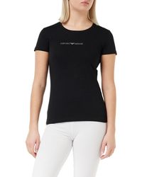 Emporio Armani - Womens T-shirt With Logo T Shirt - Lyst