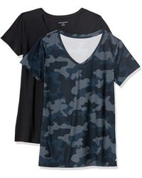 Amazon Essentials - Tech-Stretch-T-Shirt mit kurzen Ärmeln und V-Ausschnitt - Lyst