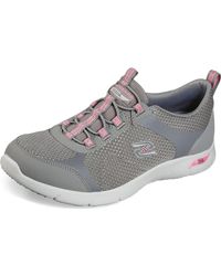 Skechers - Her Best Trainers - Grey-pink Size - Lyst