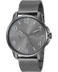 Guess - Stainless Steel Silicone Crystal Accented Watch - Lyst