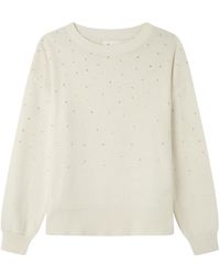Springfield - Sweater with Studs Cascade Sudadera con Tachuelas - Lyst