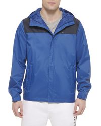 Tommy Hilfiger - Lightweight Breathable Waterproof Hooded Rain Jacket Regenmantel - Lyst