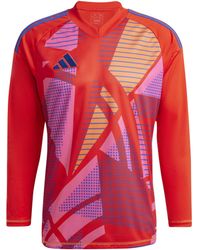 adidas - Tiro 24 Competition Ls Goalkeeper Jersey | Competition Long Sleeve Gk Top | Slim Fit | Red - Lyst