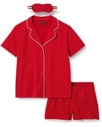 Iris & Lilly Women's Maternity Cotton Pyjama Set