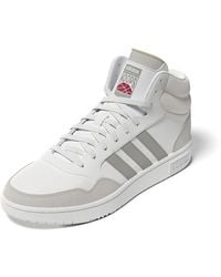 adidas - Hoops 3.0 Mid Sneaker - Lyst
