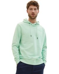 Tom Tailor - Hoodie Sweatshirt aus Baumwolle - Lyst